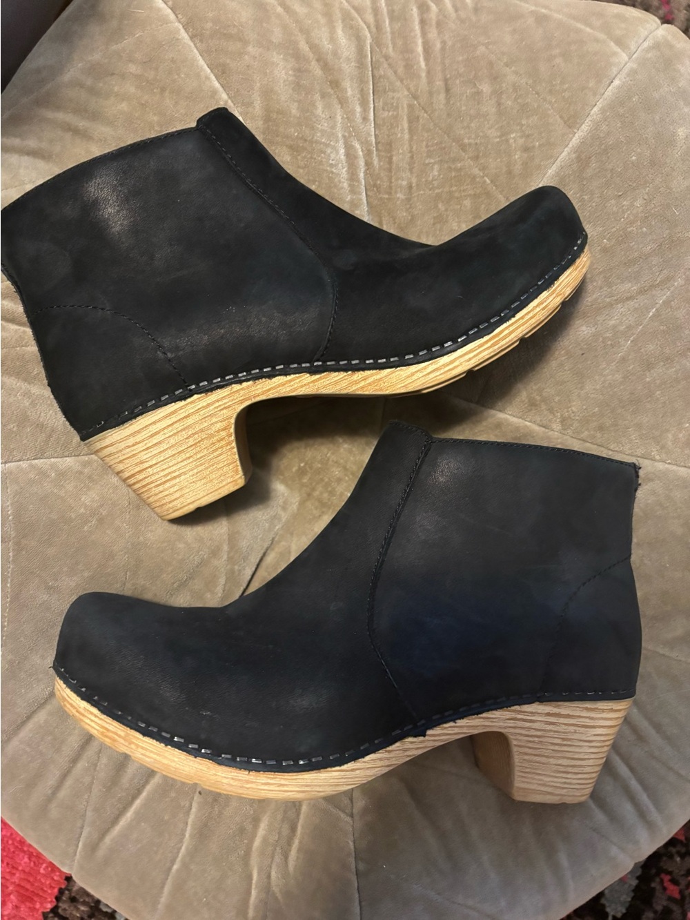 Dansko suede booties